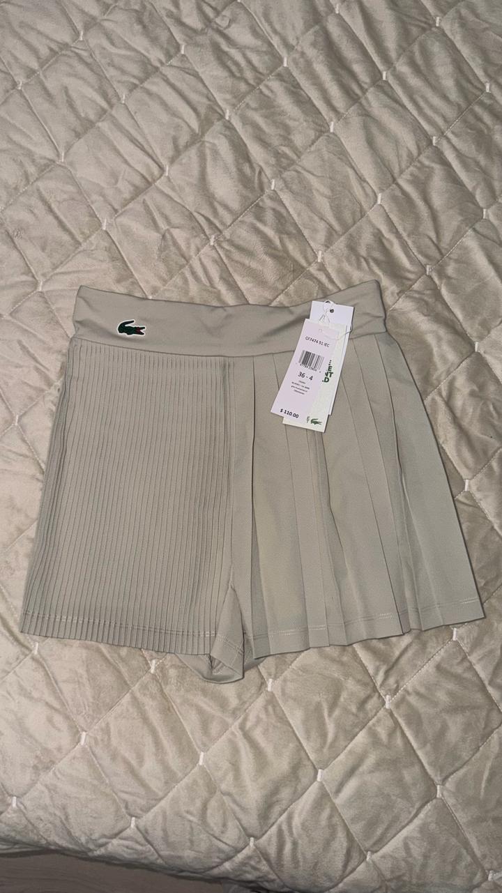 Lacoste шорты спортивные плиссированные для тенниса
