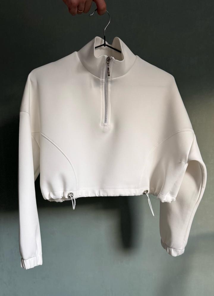 Egs Fashion Укороченная толстовка на молнии