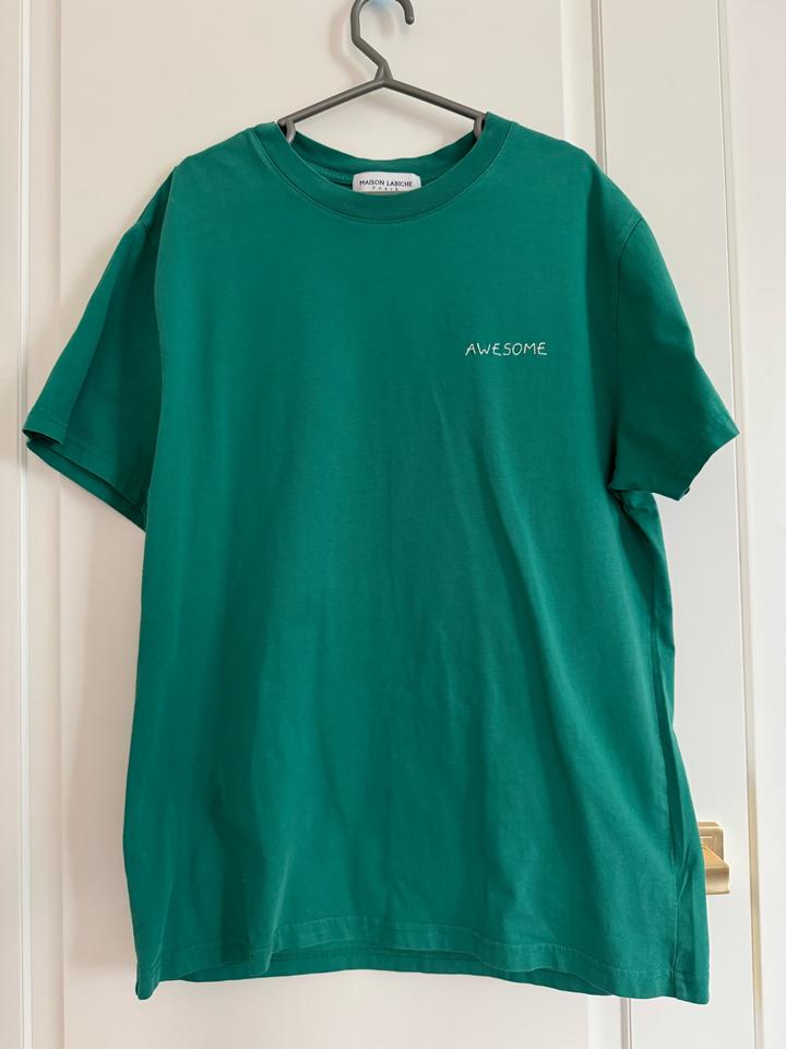 Футболка зеленая Maison Labiche Paris