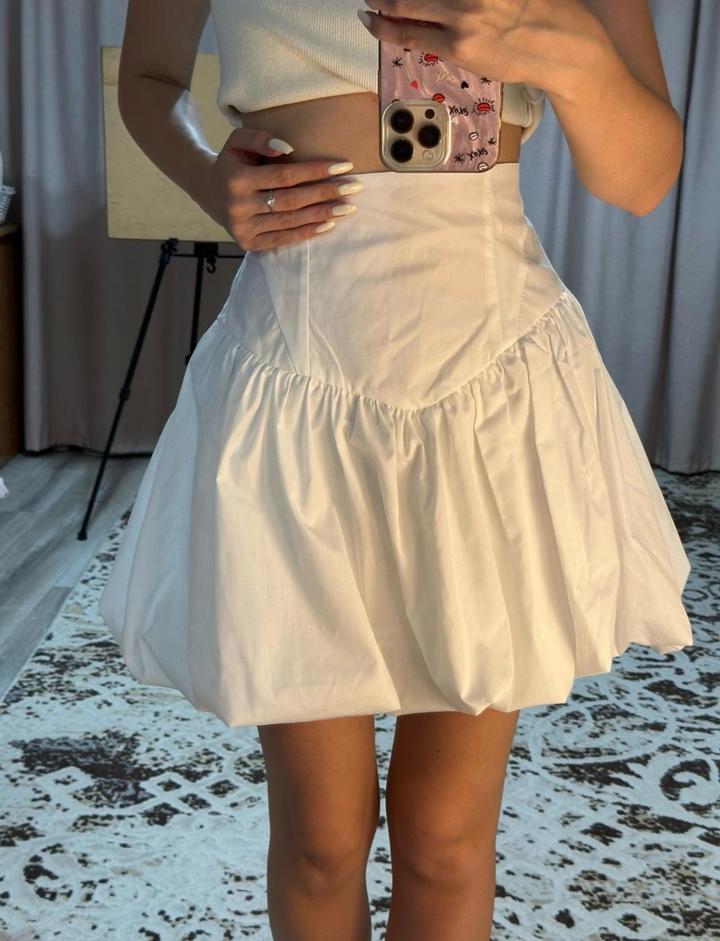 Юбка мини баллон