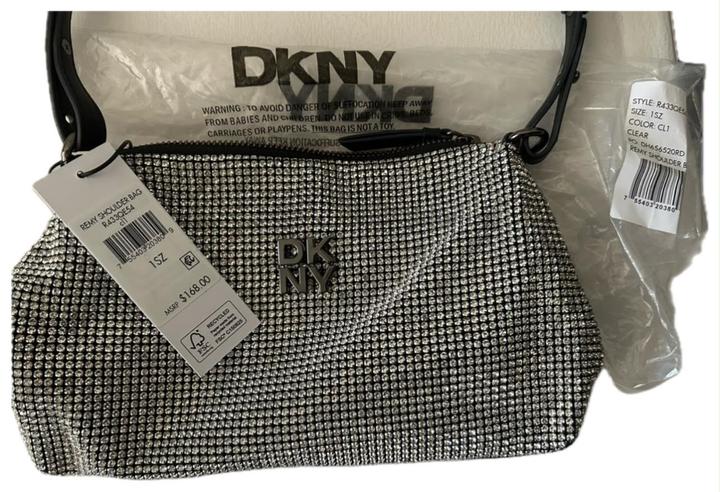 Сумка DKNY со стразами