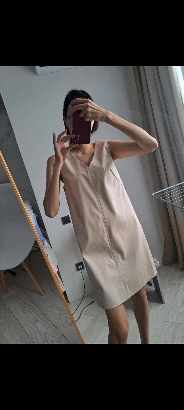 Платье Zarina из экокожи