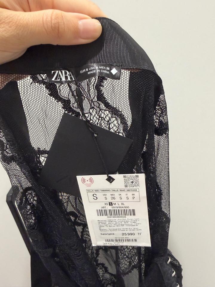 Zara кружевная юбка