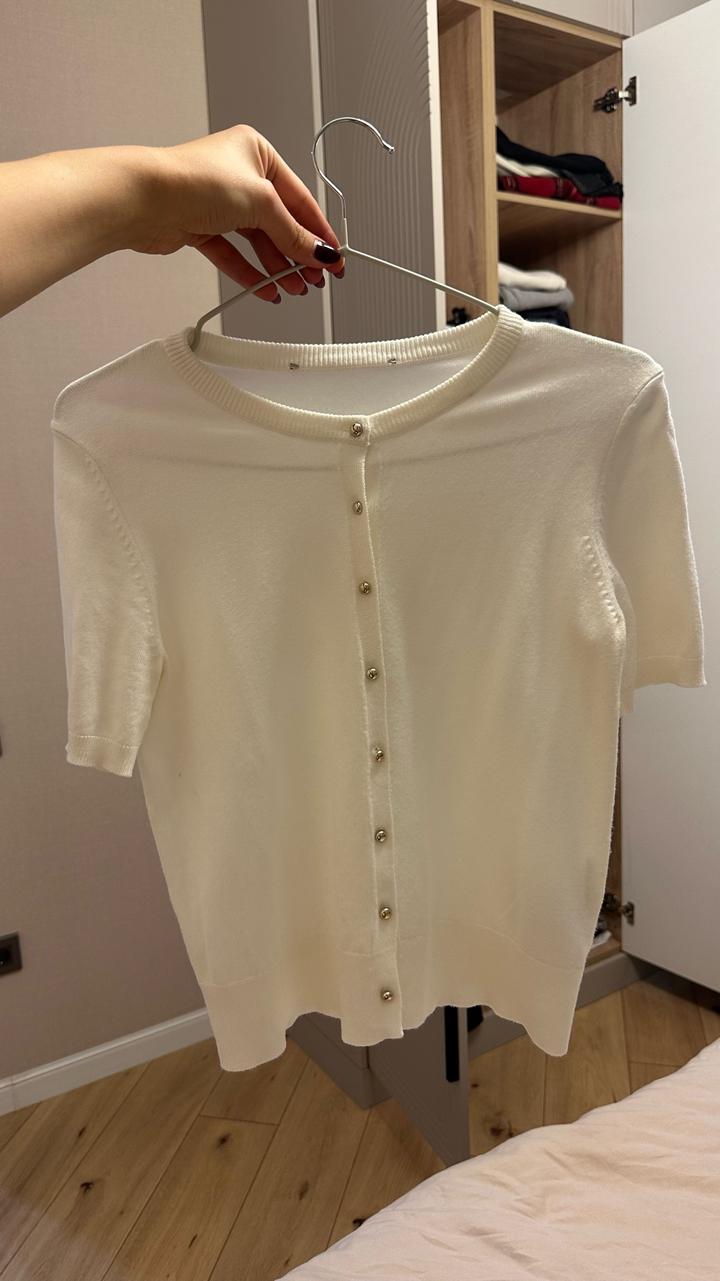 Кардиган с коротким рукавом ZARA