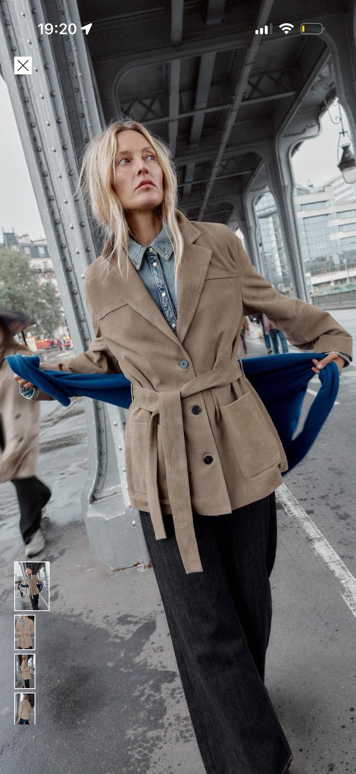 Zara кожаная куртка