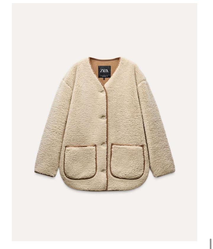 Куртка ZARA из искусственного меха