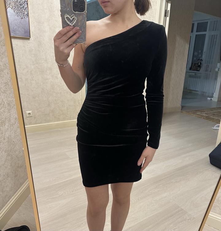 Mango Велюровое платье Манго S/M