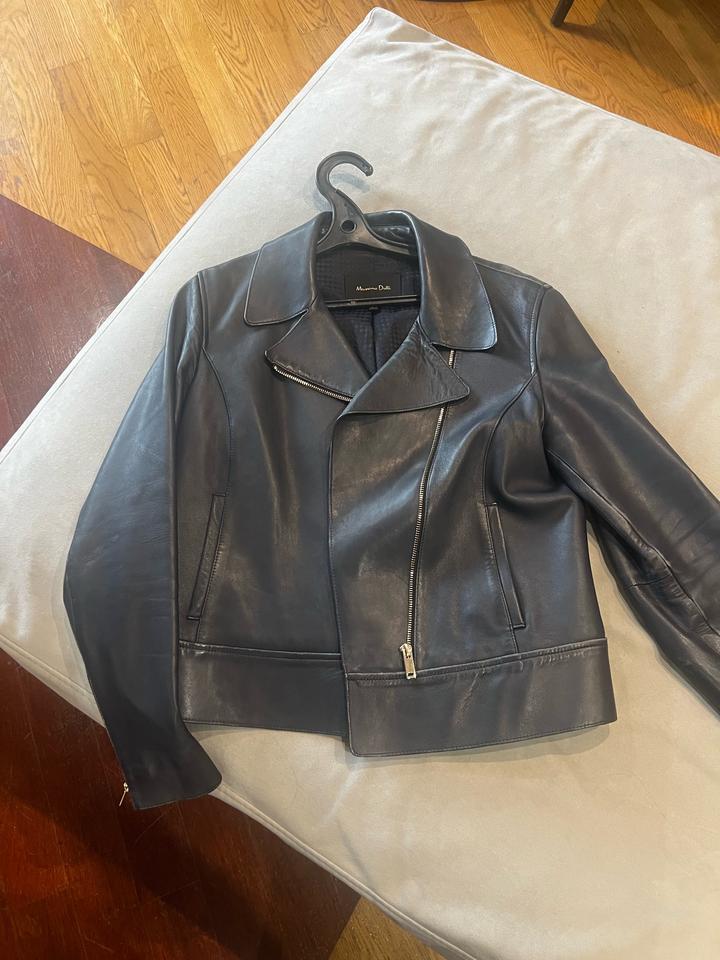 Кожаная куртка Massimo Dutti