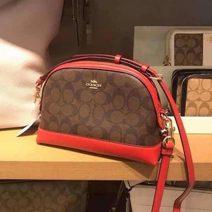Сумка Coach Signature Dome Crossbody bag (model F76674)