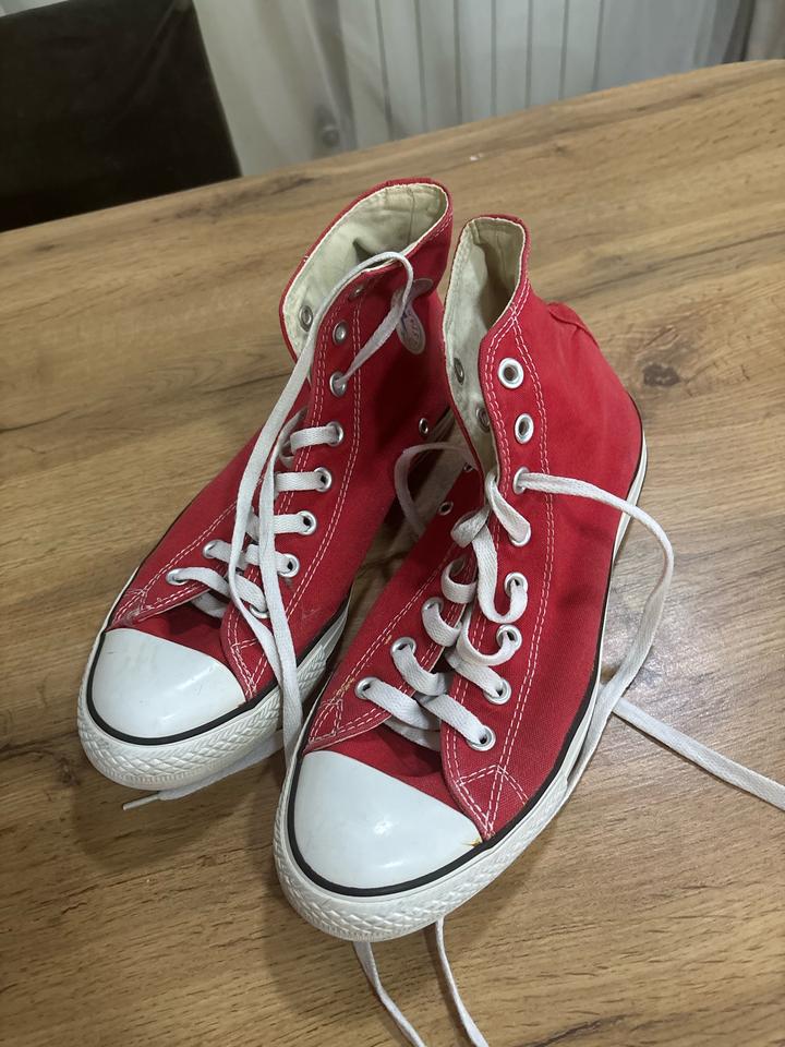 кеды Converse All Star высокие красные