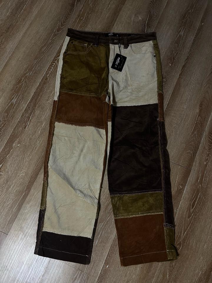 Jaded London patchwork вельветовые