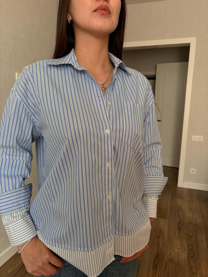Zara Рубашка в полоску