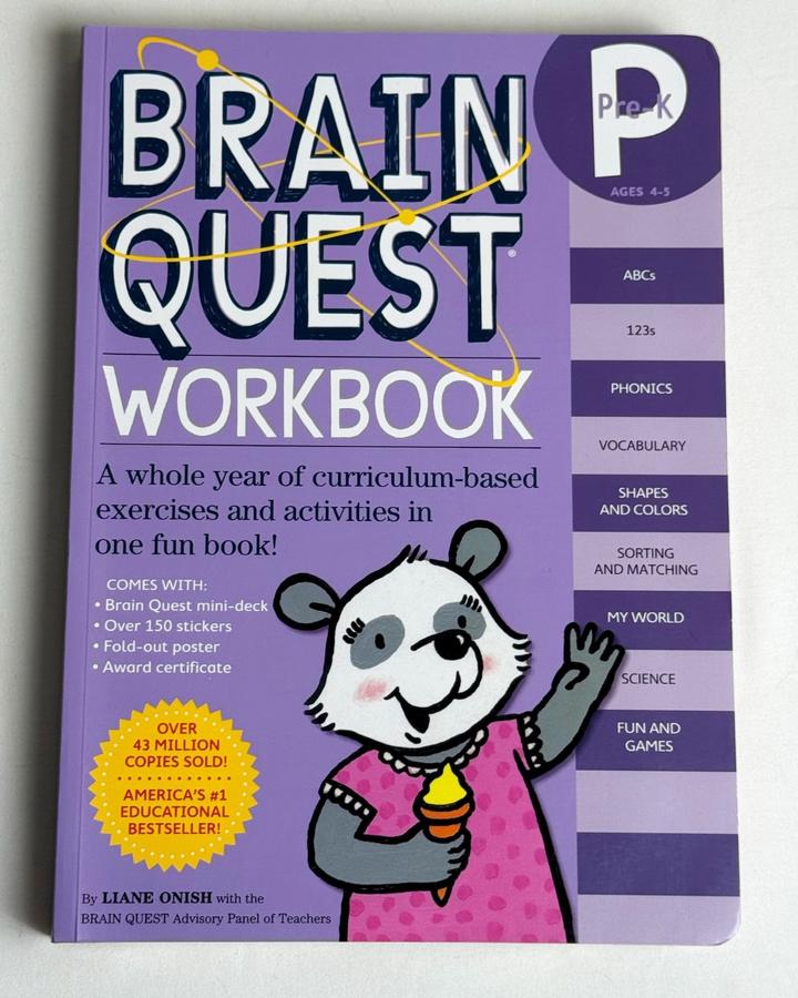 Brain Quest Workbook: Pre-K (Ages 4–5)