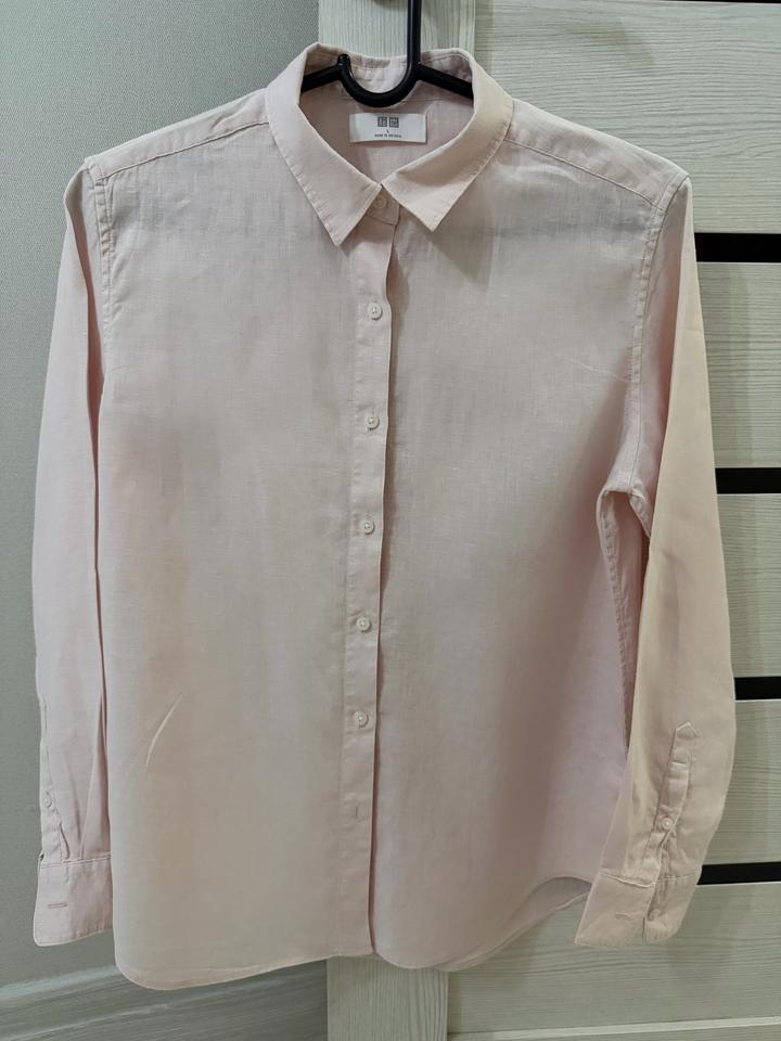 Женская рубашка Uniqlo лён