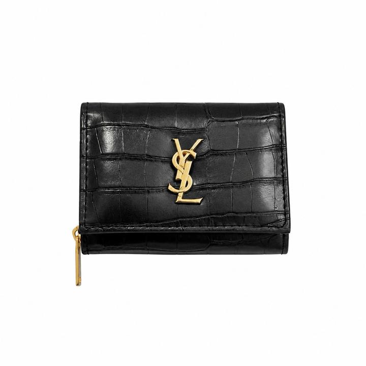 Yves Saint Laurent Кошелек в стиле YSL черный