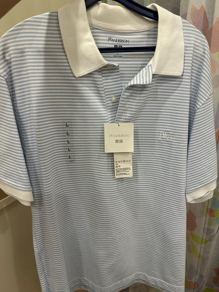 поло в полоску JW Anderson