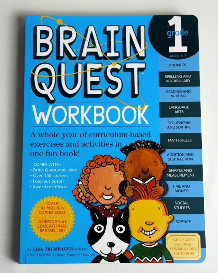 Brain Quest Workbook: Grade 1 (Ages 6–7)