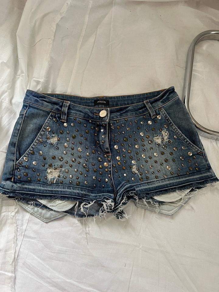 Джинсовые шорты Pinko