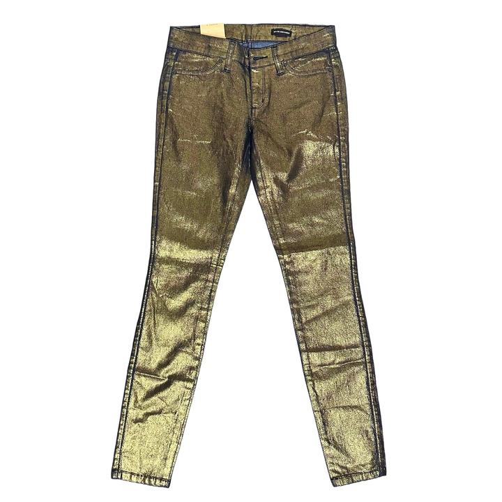 вощеные джинсы с этикеткой от club monaco