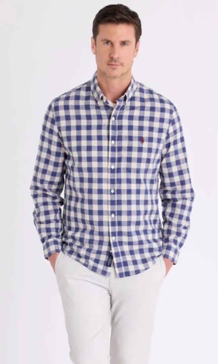 U.S. Polo Assn. Мужская рубашка в клетку от u.s.polo assn
