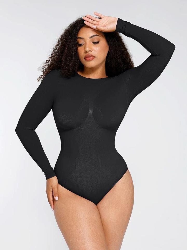 Утягивающее Черное боди с открытой спиной Xs/S, M/L, XL/2XL