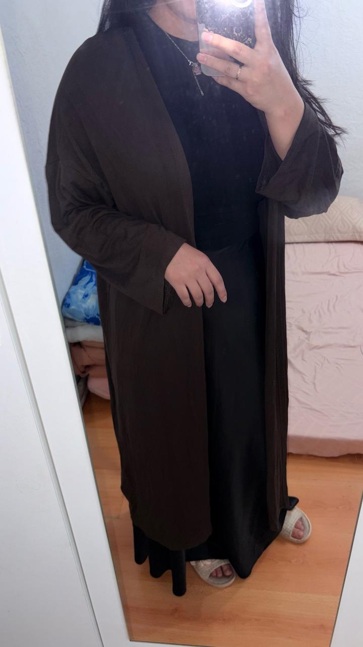 Длинный кардиган абайка