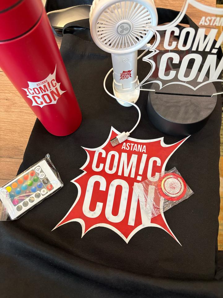 Набор мерч комиккон Астана comiccon шоппер попсокет