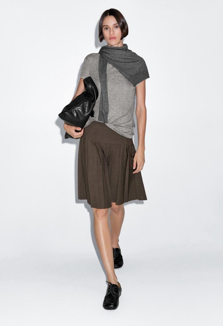 Massimo Dutti Плиссированная юбка