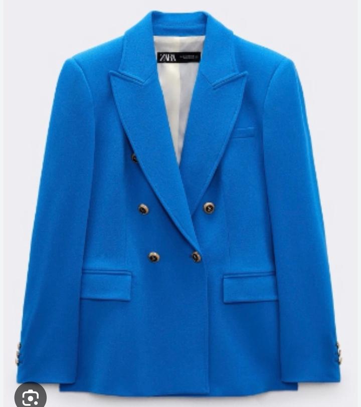 Двубортный пиджак ZARA