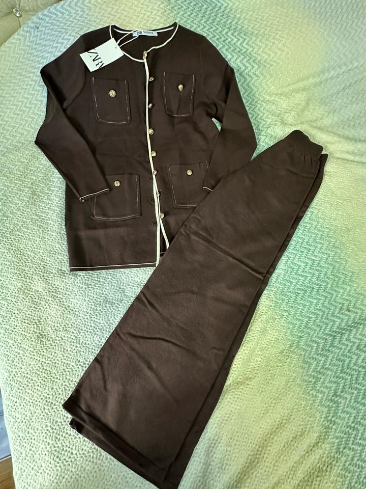ZARA костюм-двойка (кардиган и брюки)