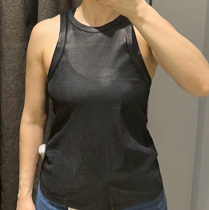 Майка блестящая Zara