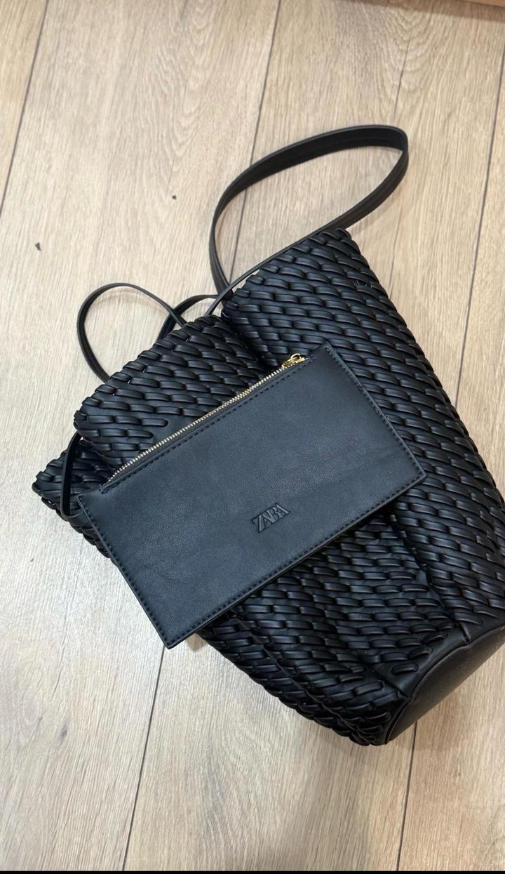 Сумка ZARA плетеная