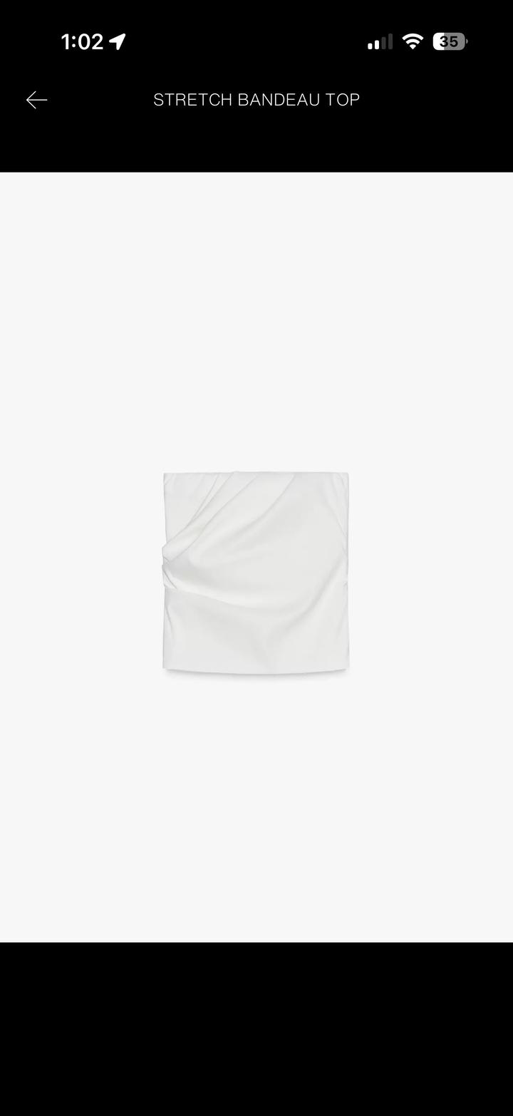 Zara Стретч-топ бандо
