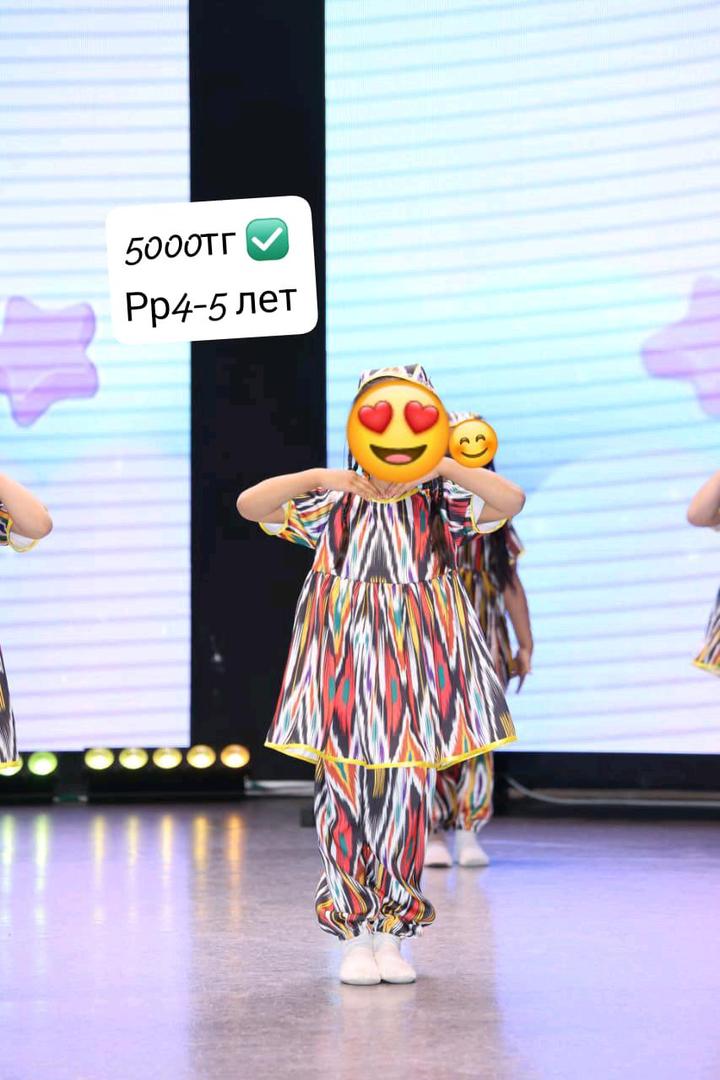 Узбекский костюм для девочки . Өзбек киім