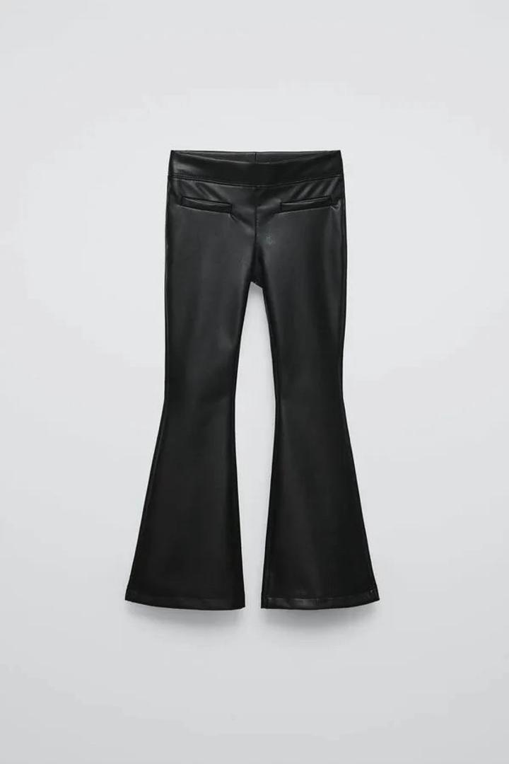 Zara Кожзам клеши