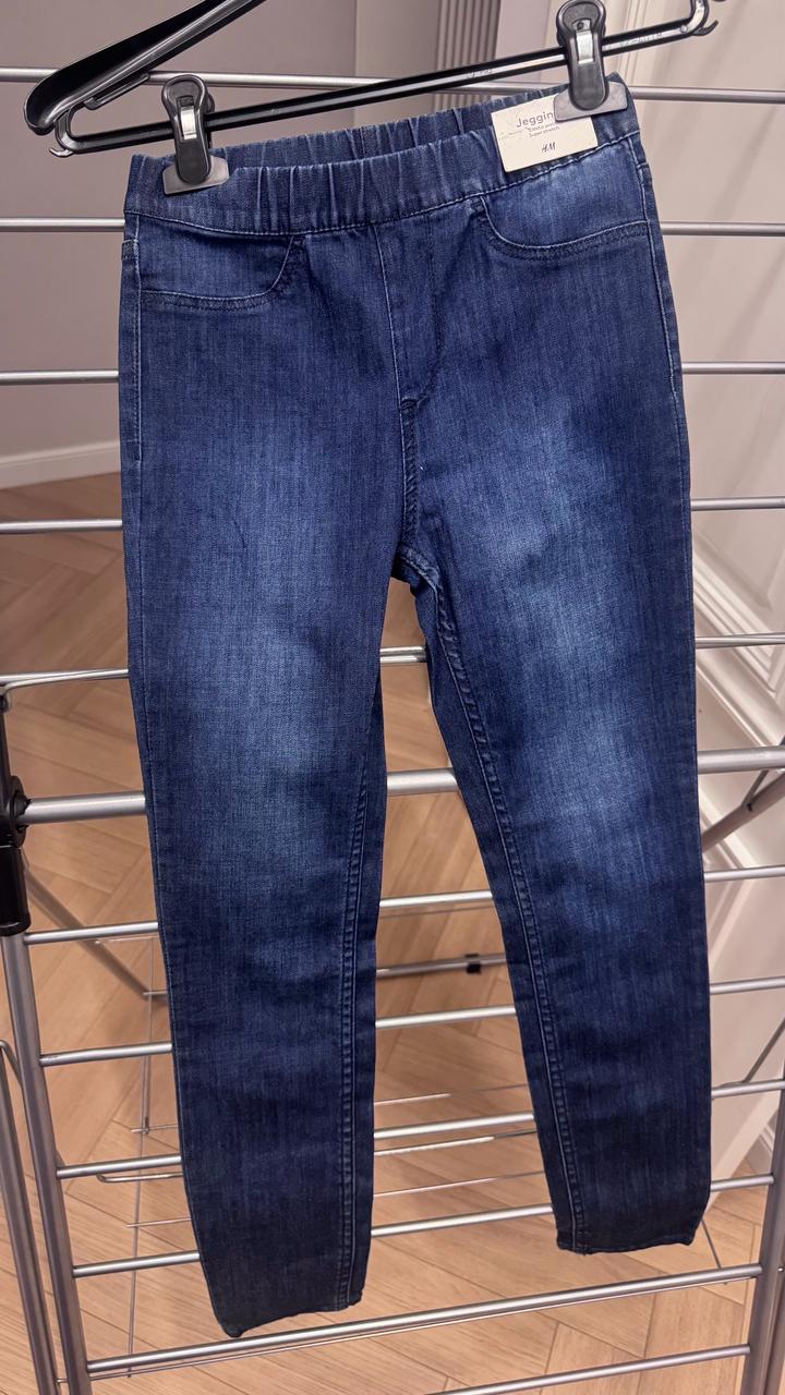 H&M Джинсы для девочек,  новые, Hh, р.140