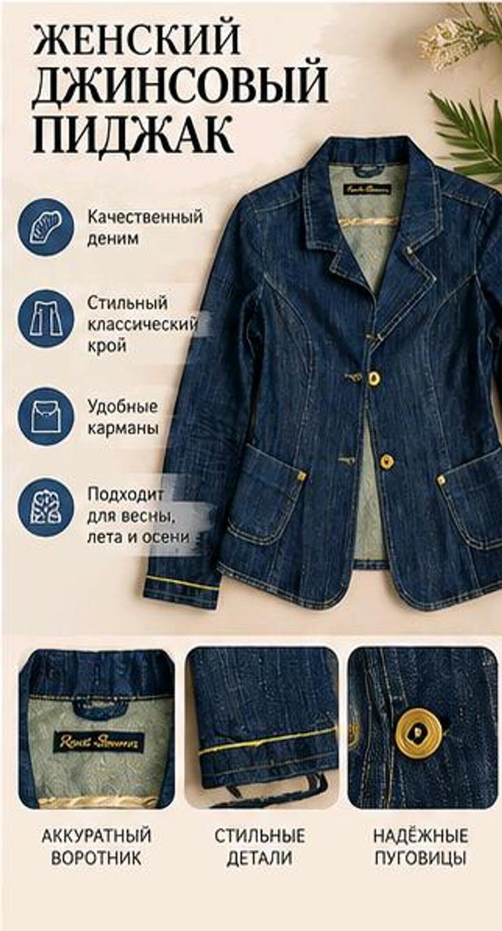 rodi denim Пиджак джинсовый