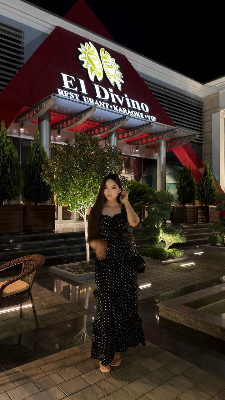черное платье в горошек🖤
