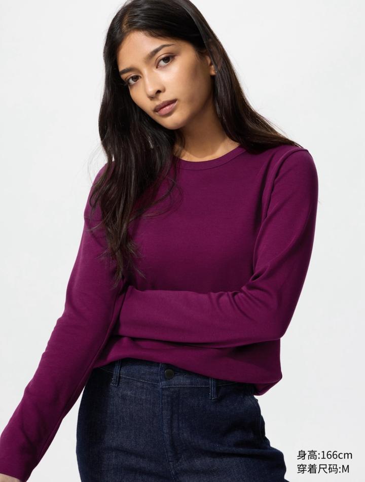 Uniqlo Лонгслив базовый