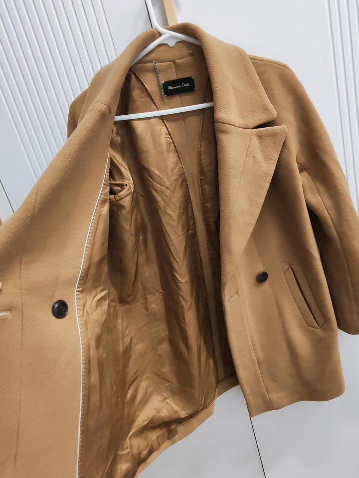 Пальто шерстяное Massimo Dutti