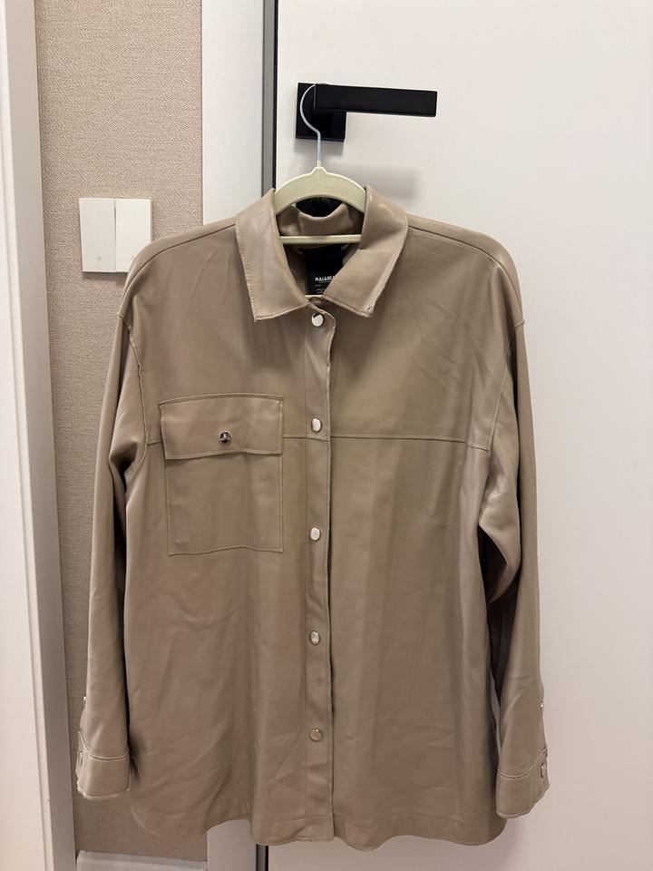 Pull & Bear Рубашка из экокожи Pull&Bear