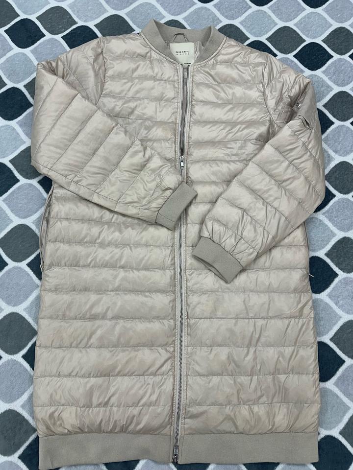 Удлиненный бомбер ZARA BASIC