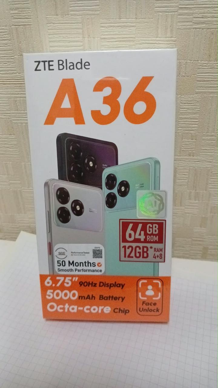 Новый ZTE Blade A36, 64 GB