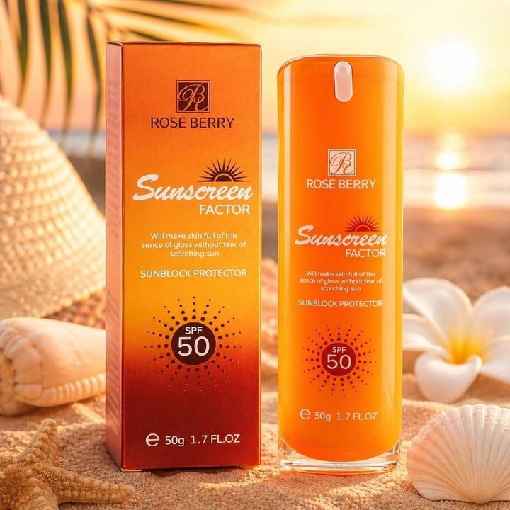 Солнцезащитный крем ROSE BERRY Sunscreen Factor SPF 50