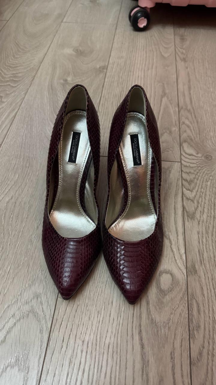 Dolce & Gabbana Туфли Dolce, новые. Кожа питона