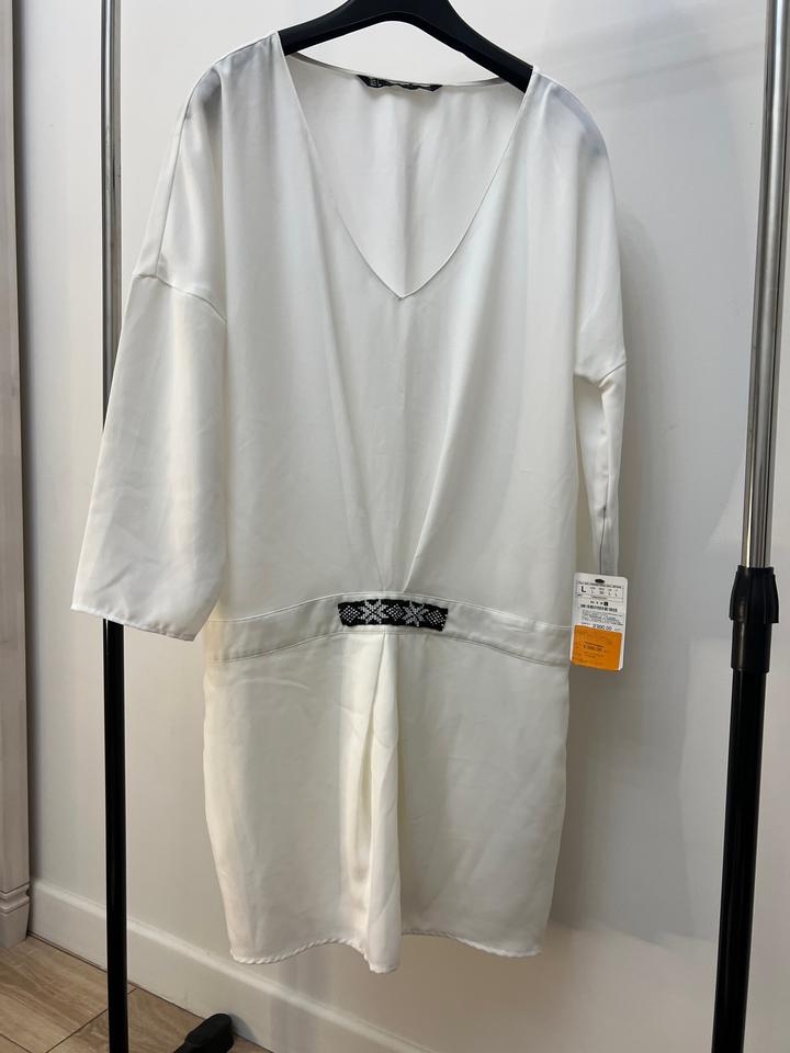 Белое платье Zara
