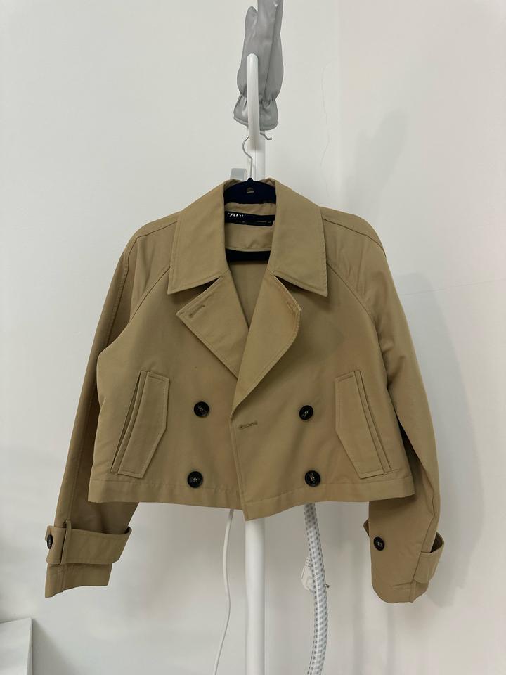 Zara Укороченный тренч
