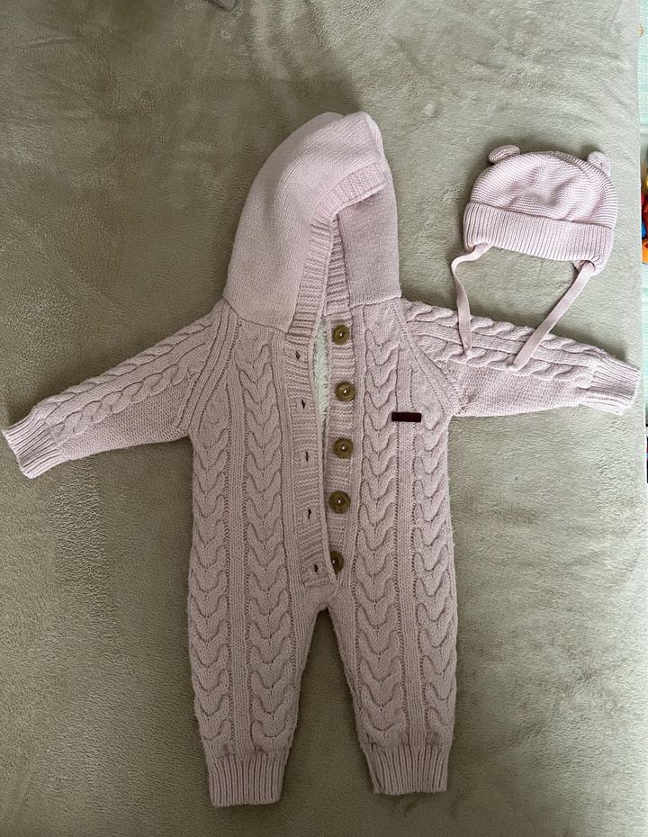 Вязаный комбинезон lara babies