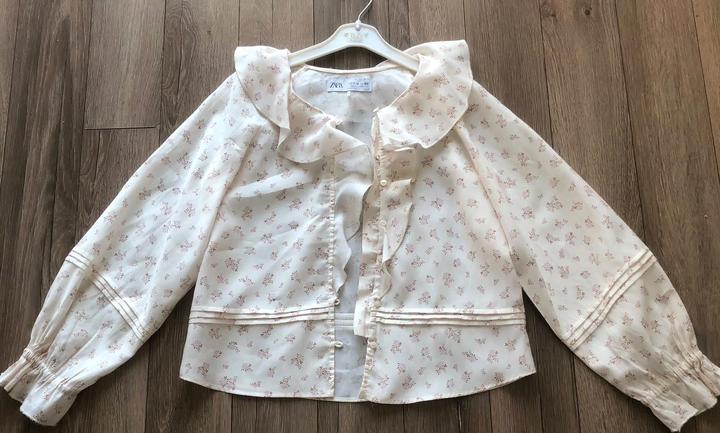 Блузка Zara с воротником