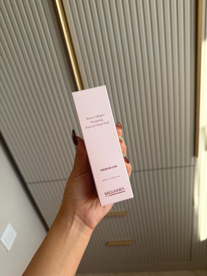 Маска коллагеновая Miguhara Rose Collagen Wrapping Peel-off Mask Pack